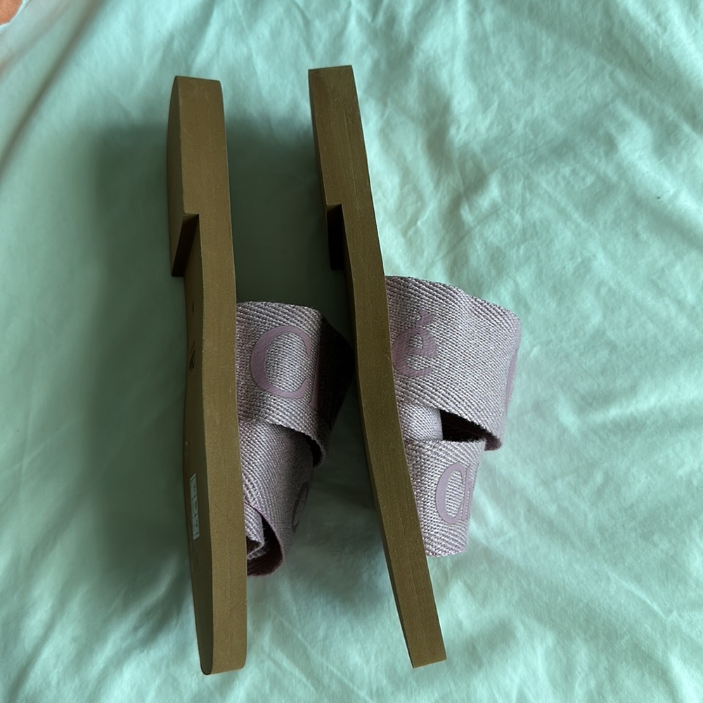 Chloe woody slides lilac new never worn - Picture 2 of 5